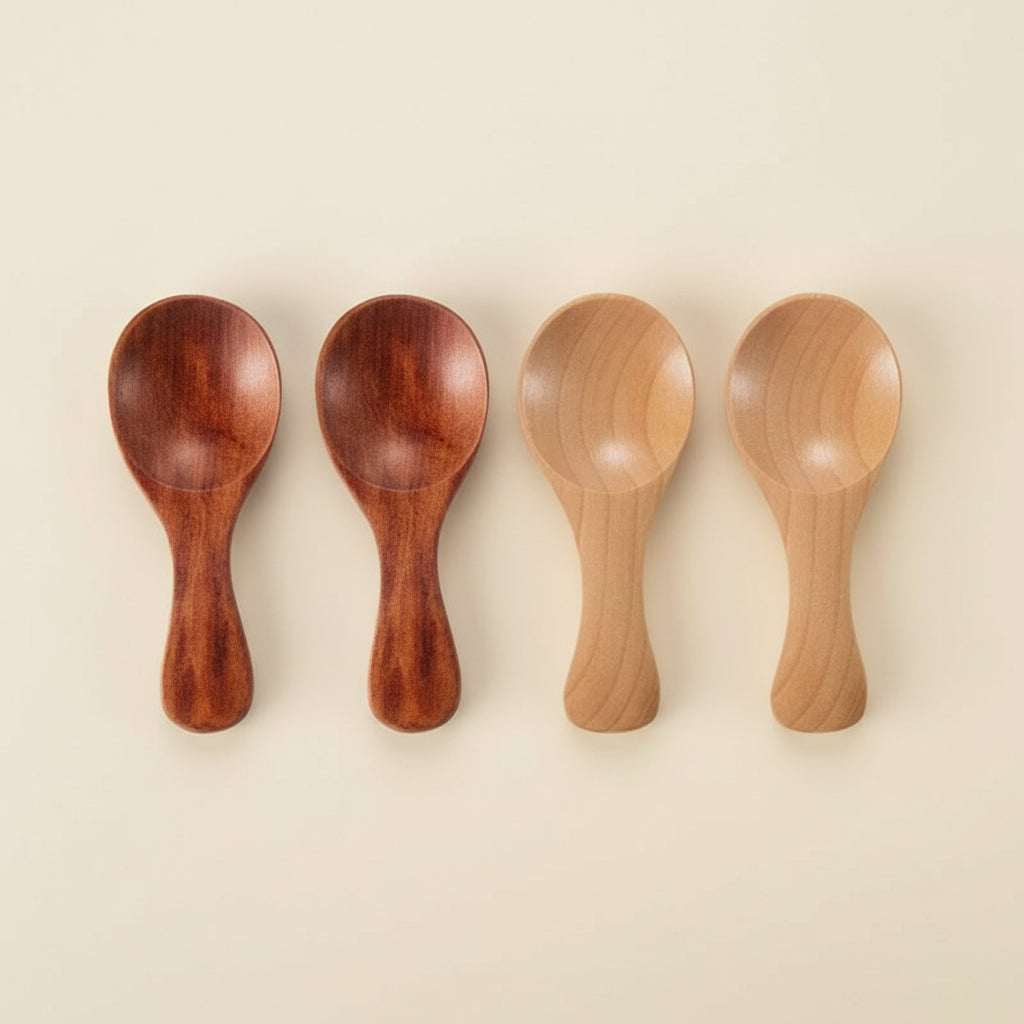 Mini-Cuillères en bois pour thé ou tisane en vrac