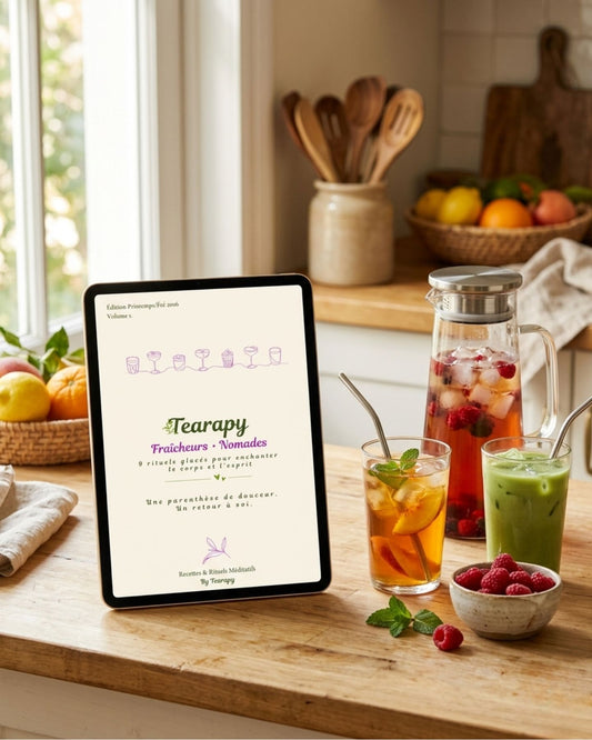 9 recettes glacées & rituels méditatifs - Printemps/Eté - Tearapy™