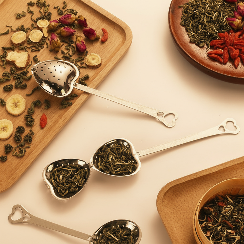 Infuseur à thé en vrac - Coeur d'infusion