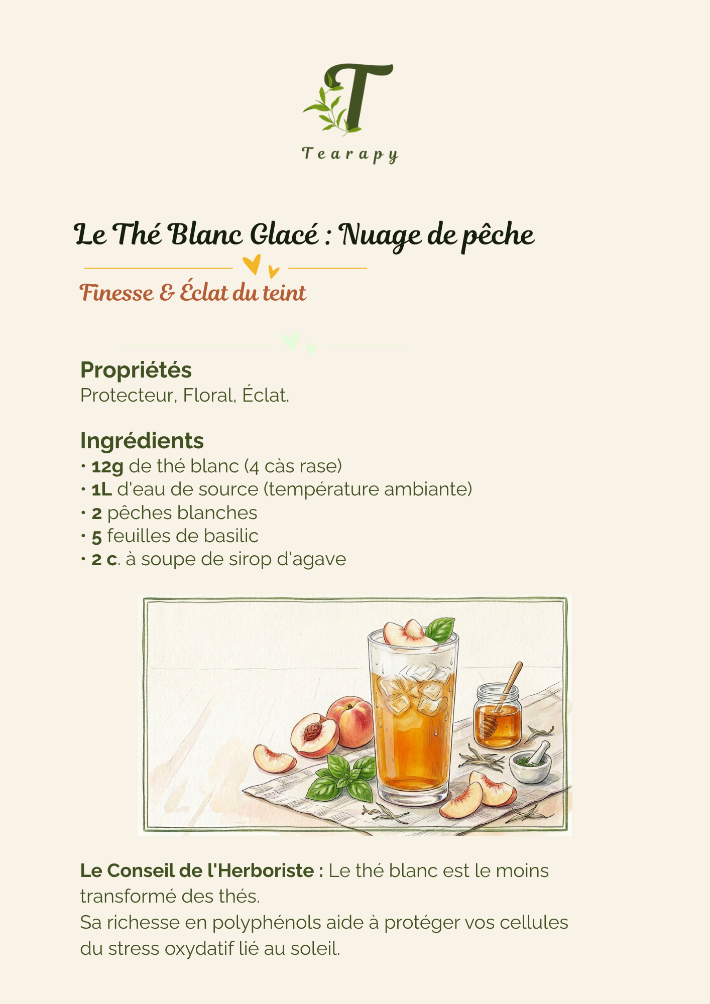 9 recettes glacées & rituels méditatifs - Printemps/Eté - Tearapy™