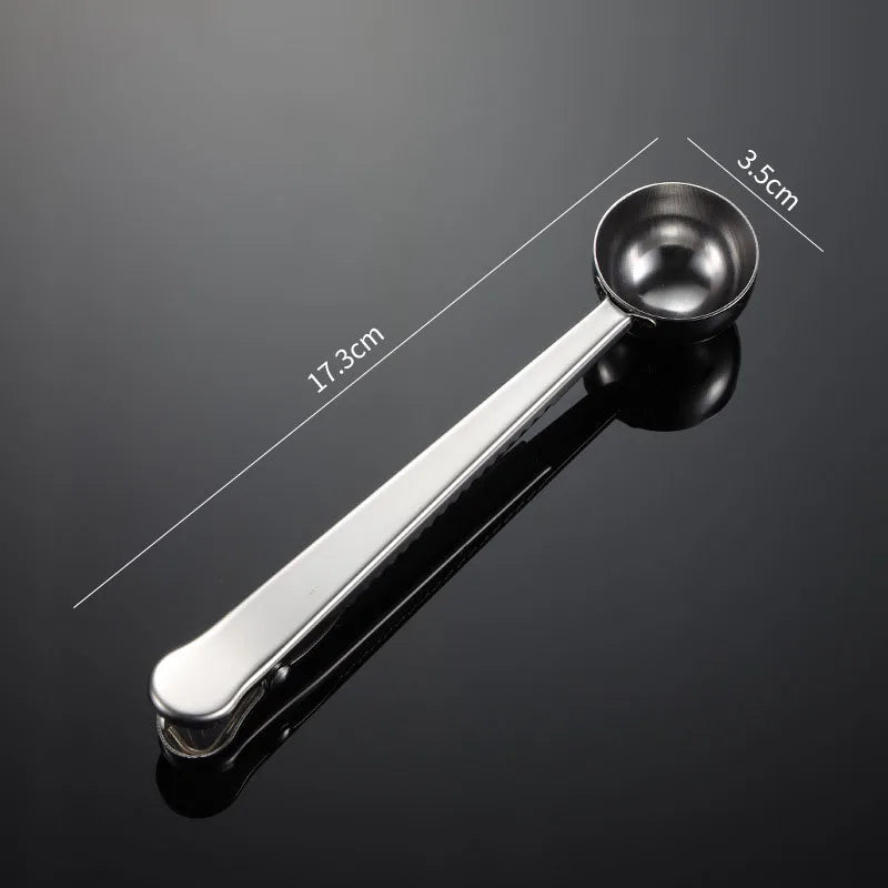 Cuillère à thé en vrac avec pince hermétique - Élégance Pratique