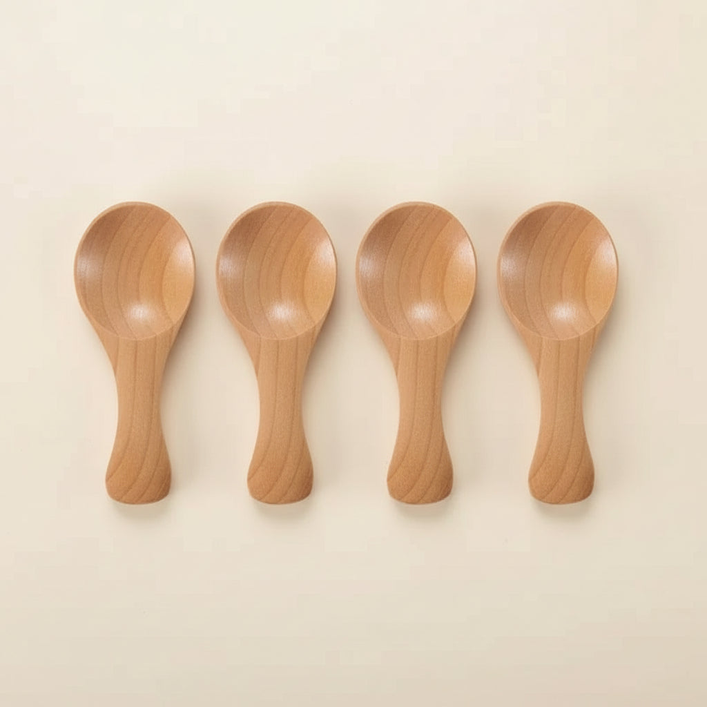 Mini-Cuillères en bois pour thé ou tisane en vrac