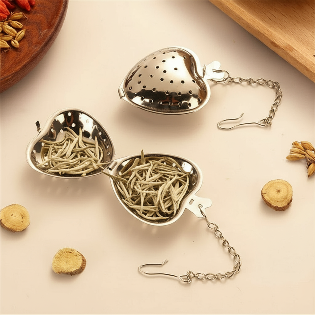 Infuseur à thé en vrac - Coeur d'infusion