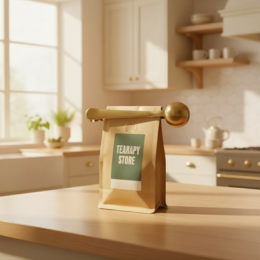 Cuillère à thé en vrac avec pince hermétique - Élégance Pratique