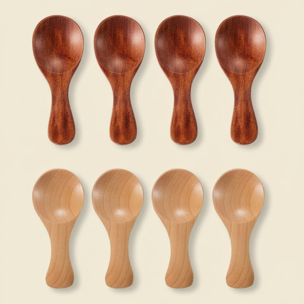 Mini-Cuillères en bois pour thé ou tisane en vrac