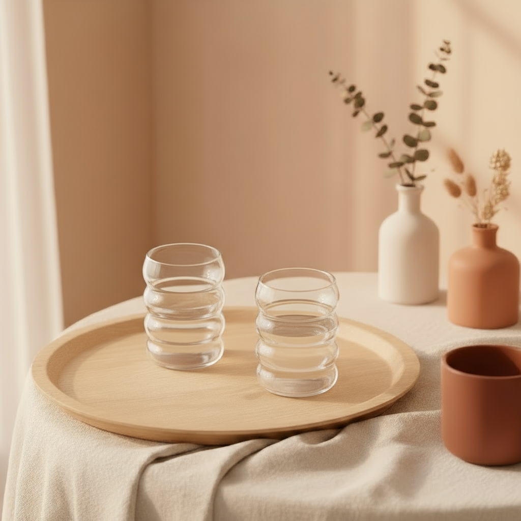 Tasse en verre - Vague de Douceur