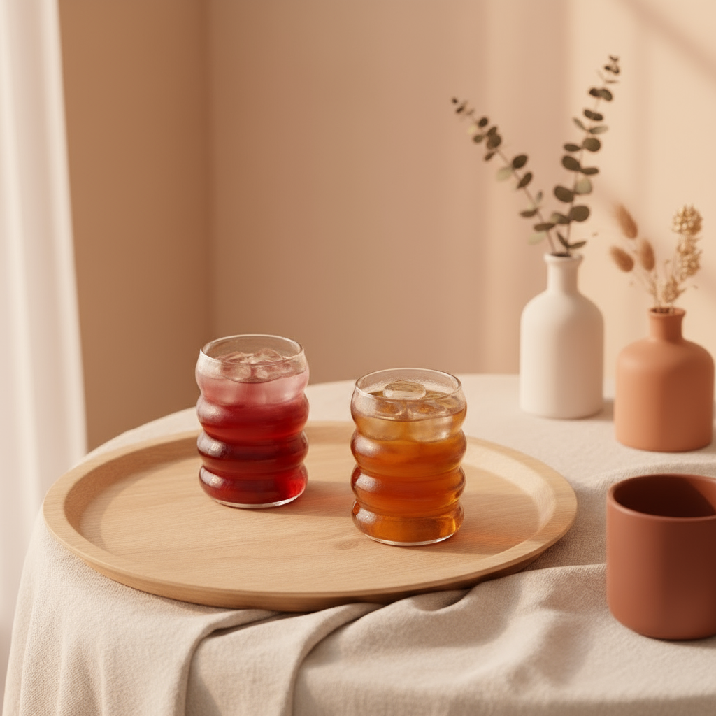 Tasse en verre - Vague de Douceur