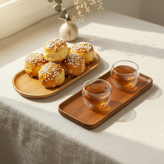 Plateau en bois - Rituel