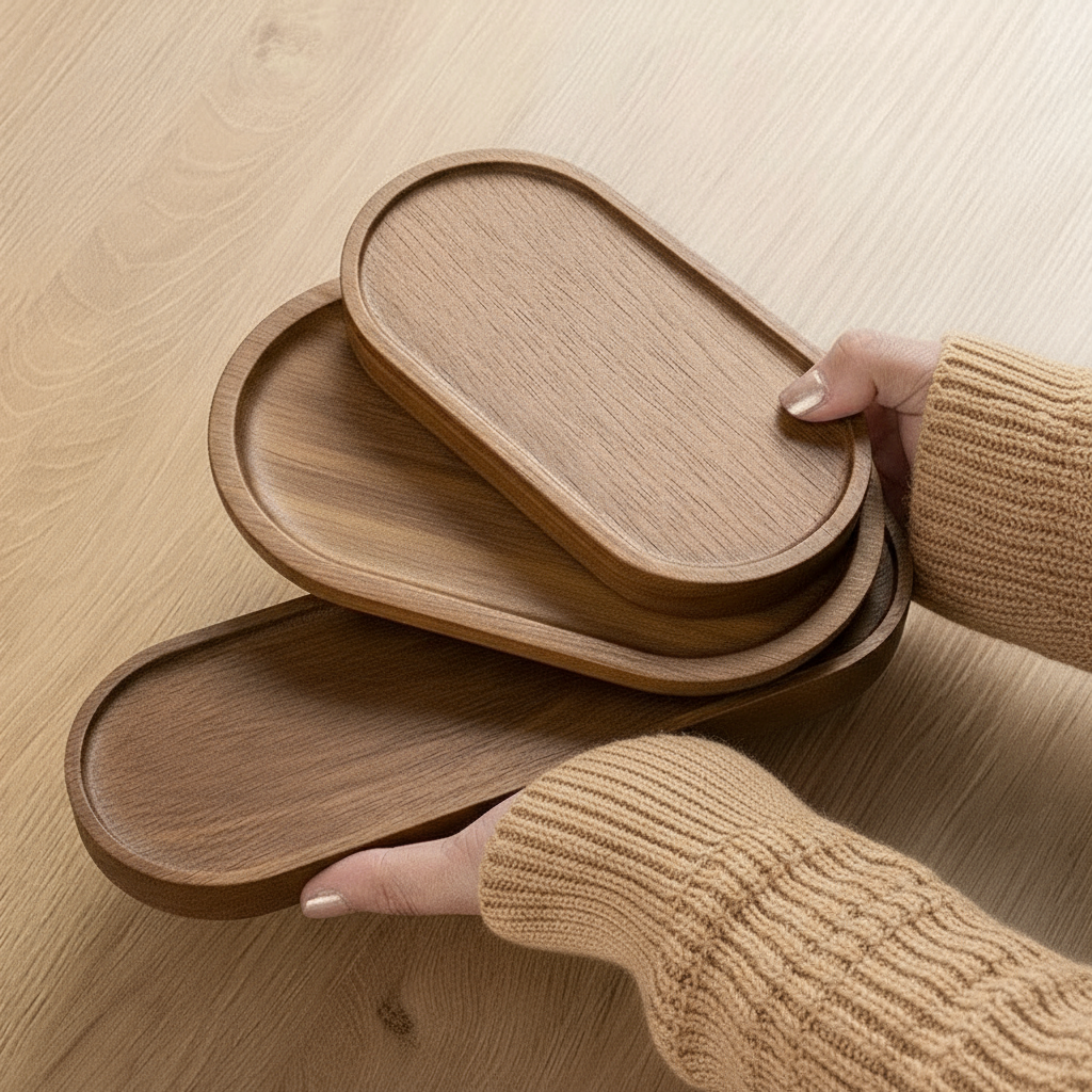 Plateau en bois - Rituel