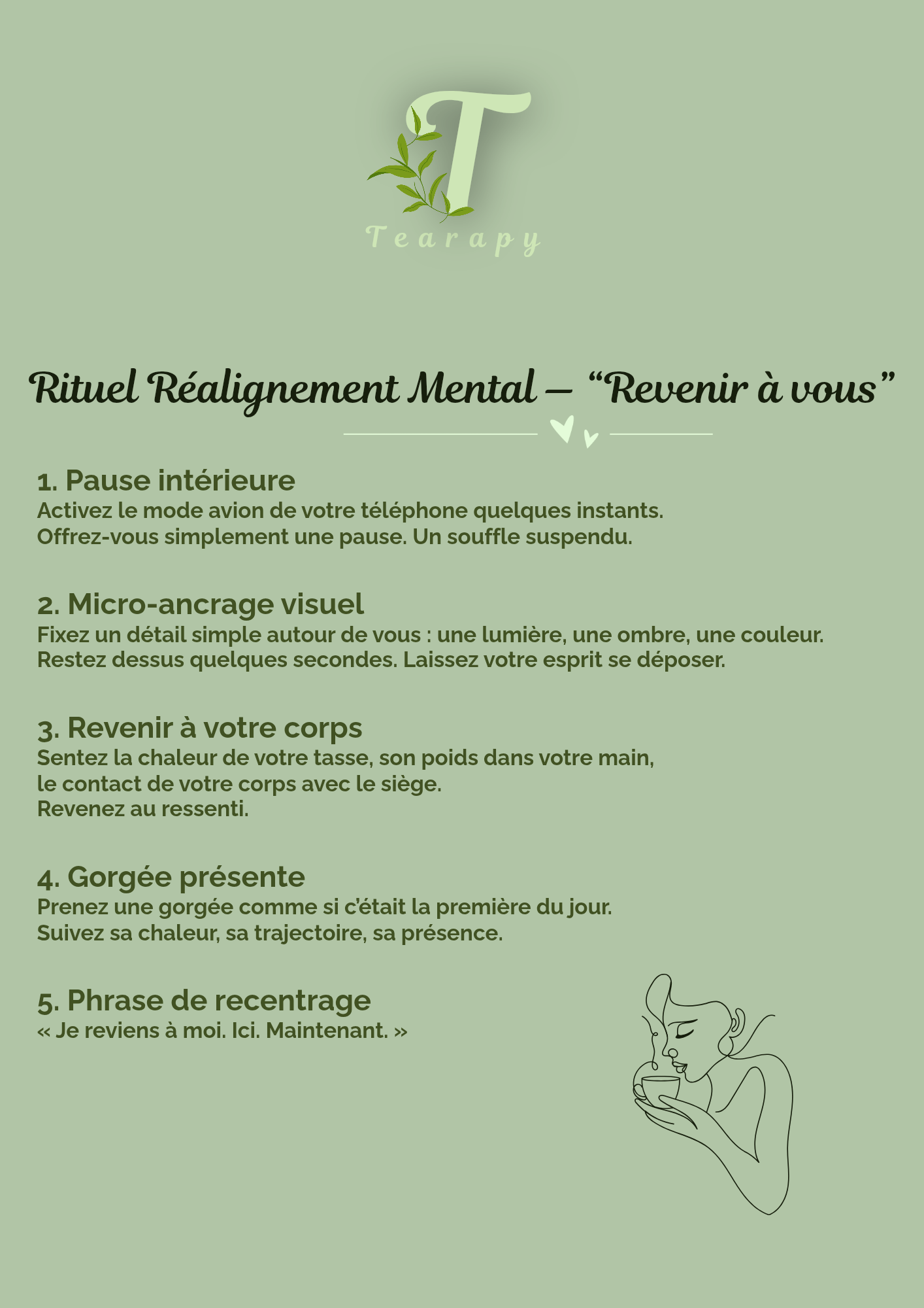 10 Rituels Bien-Être Tearapy™