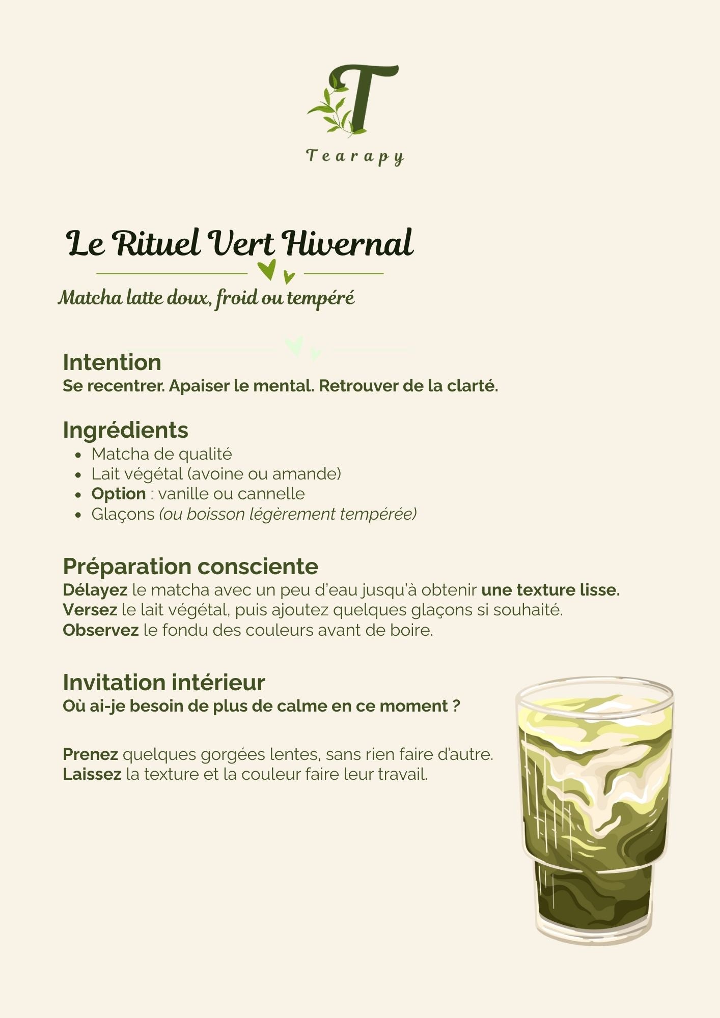 Le Guide des Rituels Gourmands d’Hiver Tearapy™